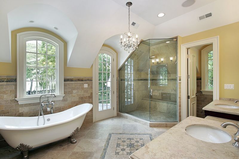 Traditional Bathroom with Clawfoot Tub