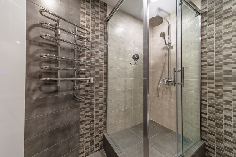 Modern Shower with Clear Glass