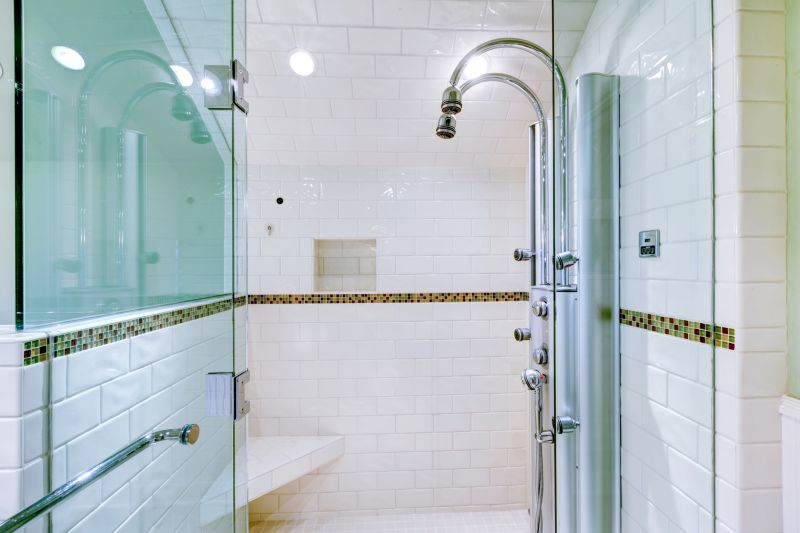 Custom Shower with Unique Tiles
